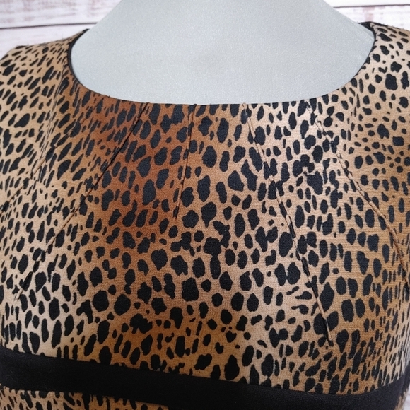 SANDRO Ferrone Leopard Print Dress Size M - Picture 5 of 11